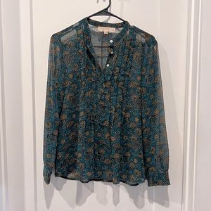 Loft sheer blouse